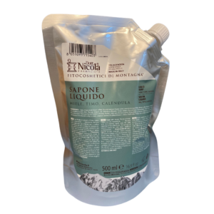 Ricarica sapone liquido - Erbe Officinali con calendula, miele e timo 500ml